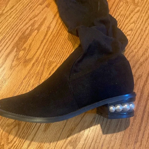 Catherine Catherine Malandrino suede like thigh high boots - Picture 2 of 8